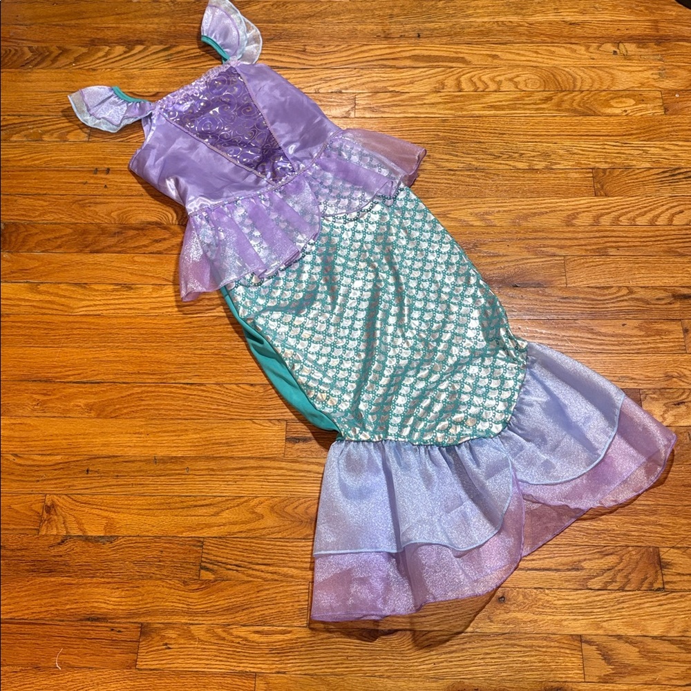 Mermaid Princess Kids Costume - Purple and Green